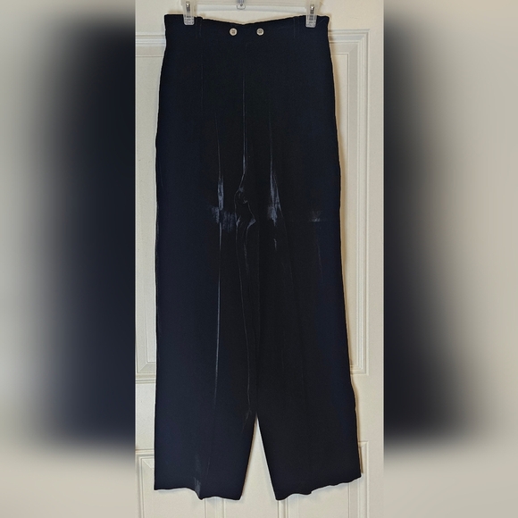 Women's High Rise Silk Rayon Velvet Trouser size 6 - Picture 2 of 11